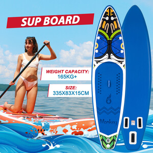 Nadmuchiwany Surfing Paddle Board 11' - Małpi błękit