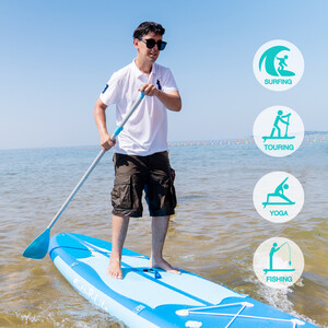 Nadmuchiwany Surfing Paddle Board 11' – Niebieski