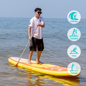 Nadmuchiwany Surfing Paddle Board 11' – Pomarańczowy