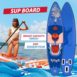 Nadmuchiwany Surfing Paddle Board 11' - Tiger Blue